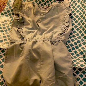 Blue with a button on the back